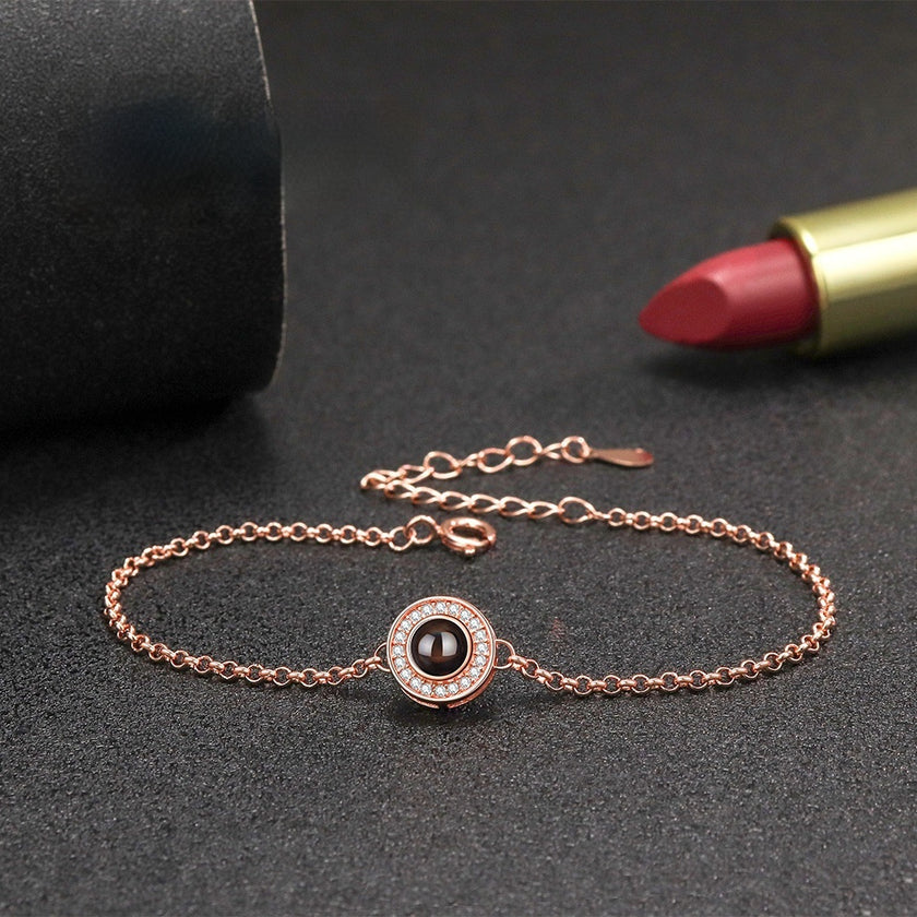 S925 Sterling Silver Disc Simple Design Bracelet