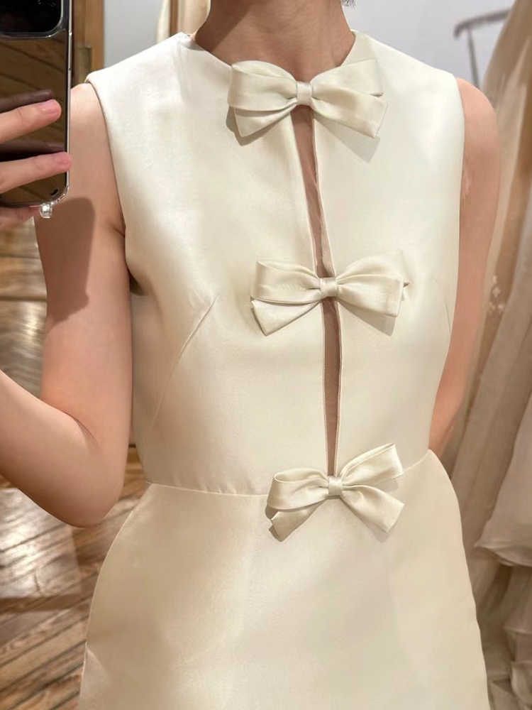 Light Dress Satin Bride Engagement Gown Dress