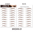 Water-based Hair-liked Authentic Eyebrow Tattoo Sticker Waterproof Cosmetics Long Lasting Makeup False Eyebrows Stickers