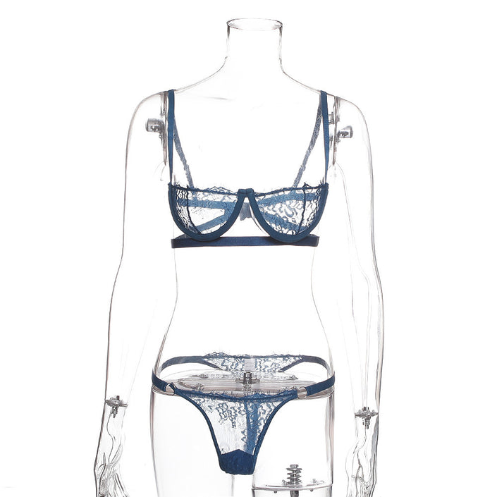 Lace Chest-wrapped See-through Underwear