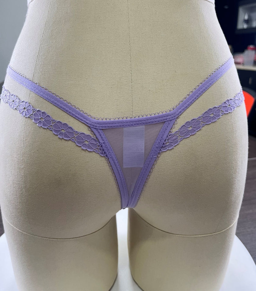 Lace Underwear Ultra-thin Embroidery Set