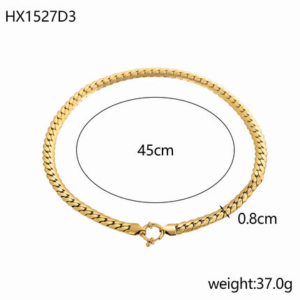 Encrypting Smooth NK Chain Necklace