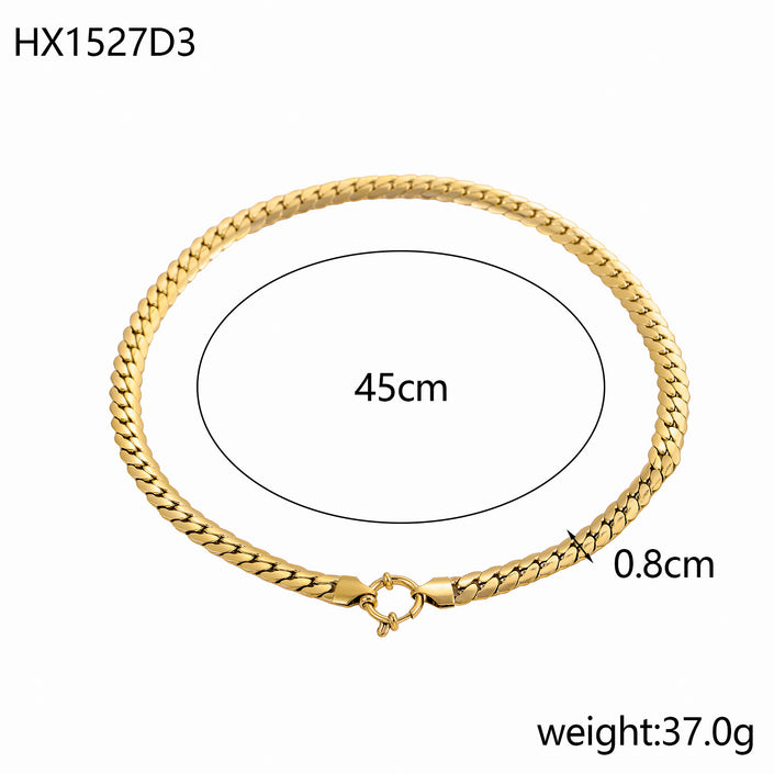 Encrypting Smooth NK Chain Necklace