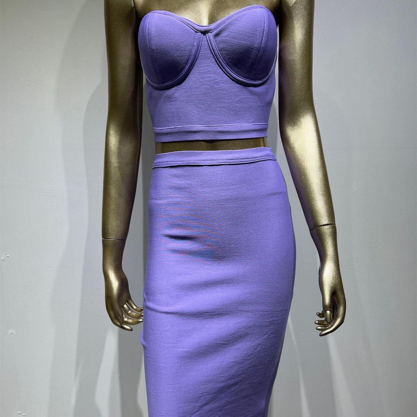 Women's Fashion Top Skirt Two Piece Set