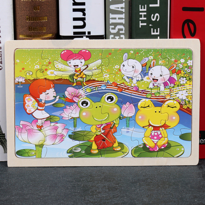 80PCS wooden educational toys educational development baby kids training