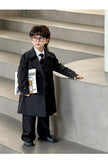 Children's Long British Coat Trendy Cool
