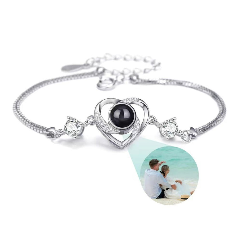 Creative And Simple S925 Silver Projection Bracelet