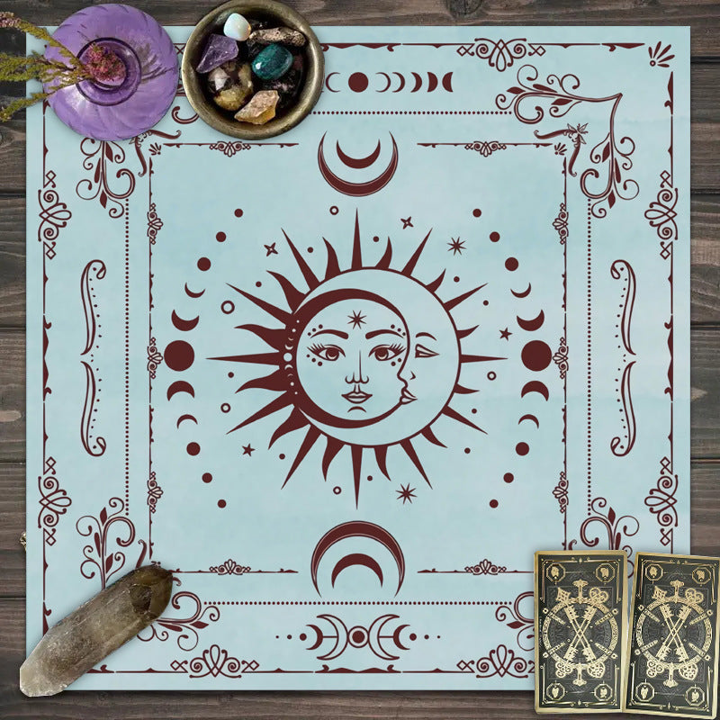 Tarot Board Game Flower Butterfly Decorative Cloth