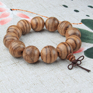 Buddha Beads Rosewood Bracelet