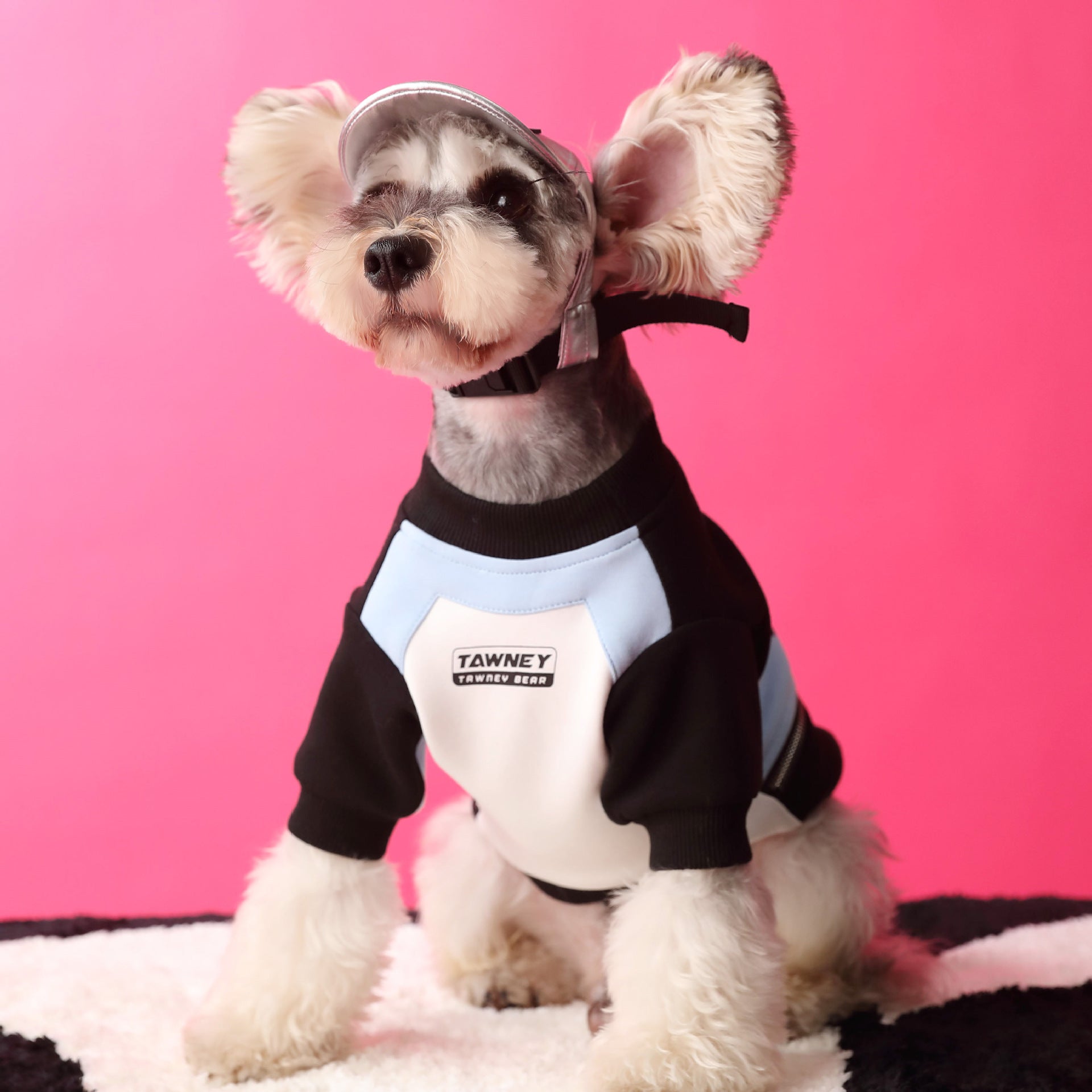 Alpscommerce Dog Clothes Stitching Zipper Pullover Sweater