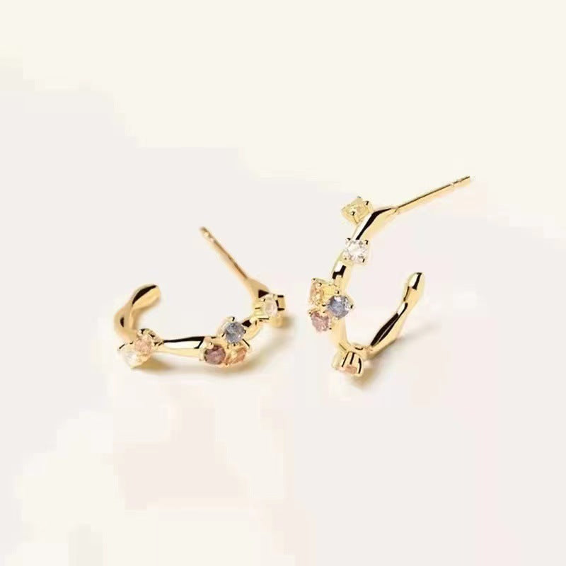 Women's Gold-plated S925 Stud Earrings