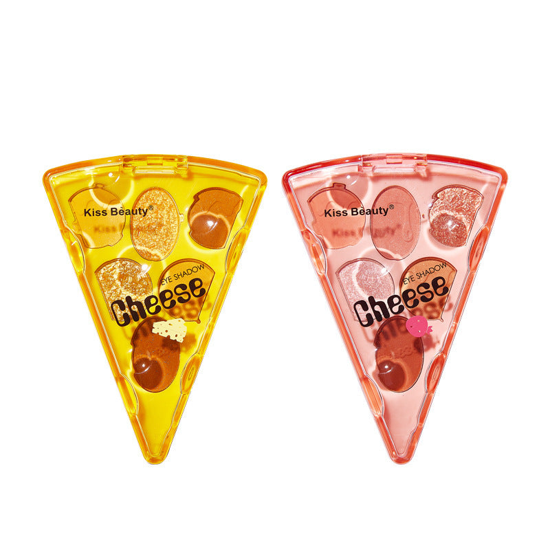 Cheese And Cheese Six Color Eyeshadow Palette Long Lasting Pearlescent