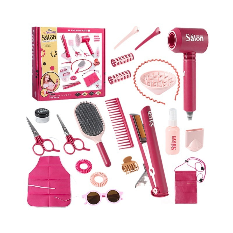 Children Play House Hair Salon Suit Toys