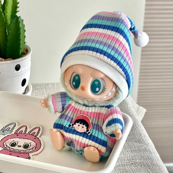 PVC Doll Autumn Jumpsuit Hat Suit