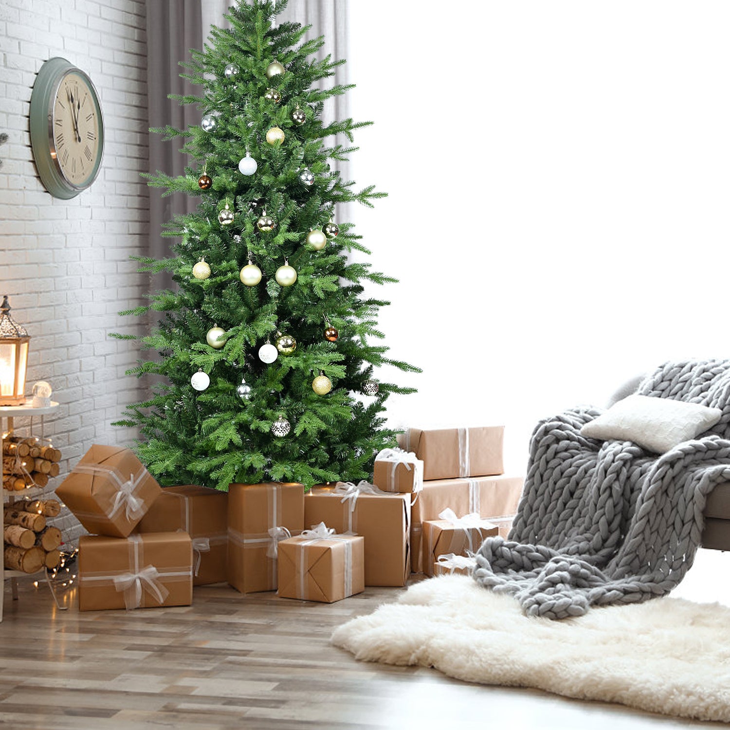 PVC Christmas Tree, Christmas Decorations, Green