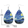 Alpcamers Double-sided Printing Starry Night Earrings