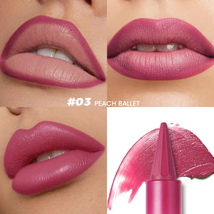 Matte Finish Lipstick Lip Liner Two-in-one