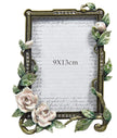 Creative Enamel Colored Metal Photo Frame With Flower And Bird Photo Frame