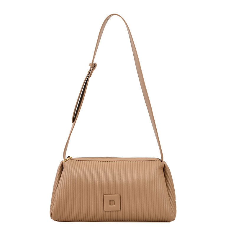 Women's Niche Retro Large Capacity Commuter Shoulder Bag