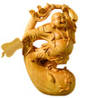 Dancing Maitreya Buddha Statue Vehicle Ornament