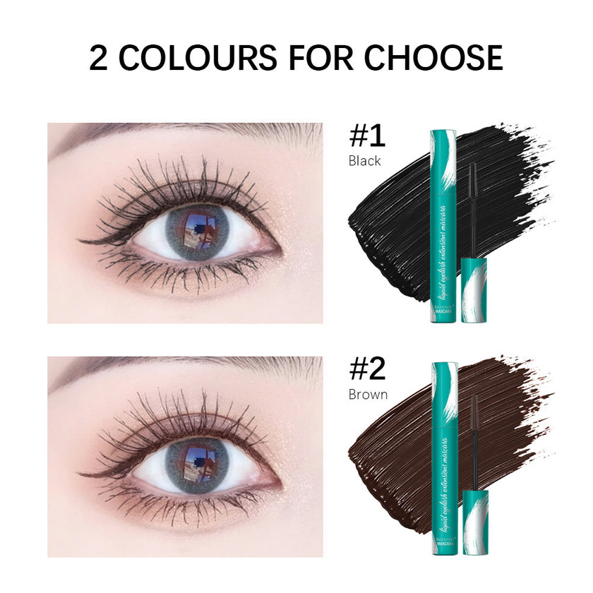 Waterproof Sweat-proof Curly Long Not Smudge Green Tube Mascara
