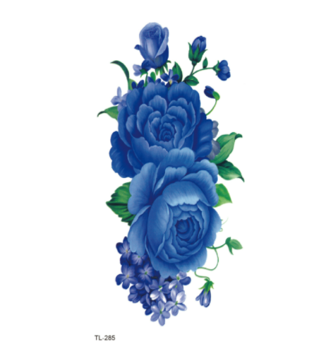 The Other Side Flower Tattoo Stickers Waterproof Tattoo