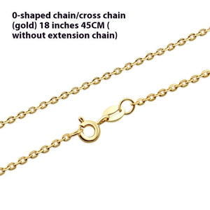 Crushed Ice Gold Four-leaf Clover Necklace