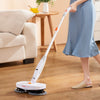 VEVOR Cordless Electric Mop, Electric Spin Mop With Water Tank, Up To 40 Mins Battery, LED Headlight, Dual Mop Heads, 4 Microfiber Pads  4 Trapezoid Microfiber Pads, For Hardwood Tile Floor Cleaning