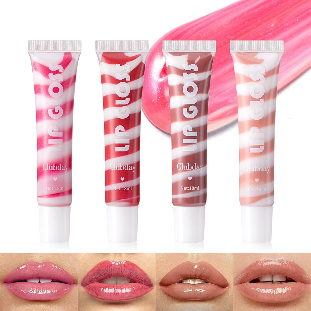 Hose Pearlescent Thin And Glittering Moisturizing Fruit Flavor Lip Gloss