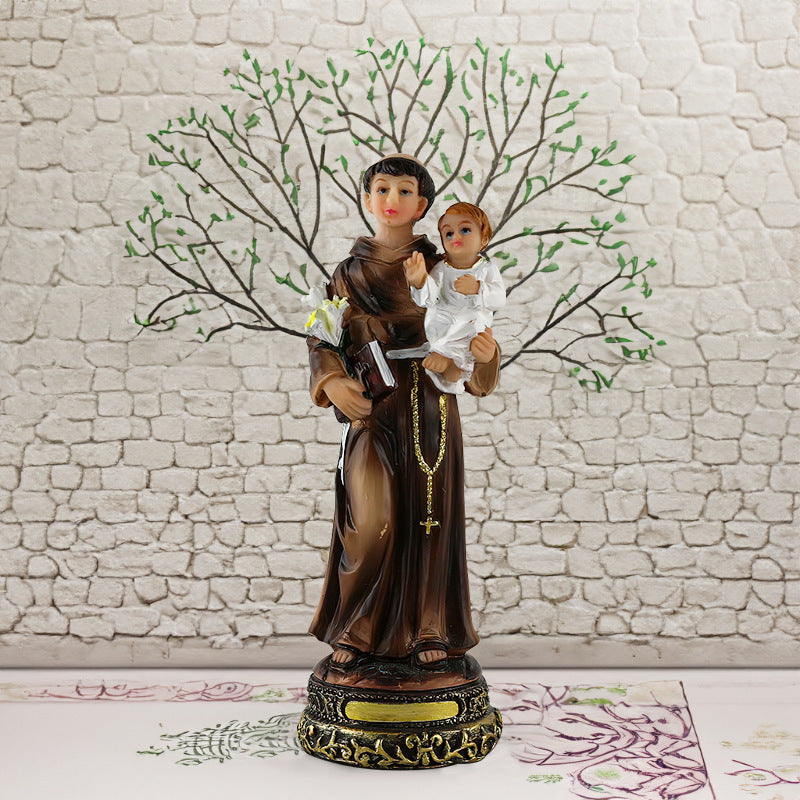 Religious Virgin Jesus Birth Resin Decorations
