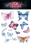 Waterproof Glitter Butterfly Tattoo Stick Gradient Tattoo