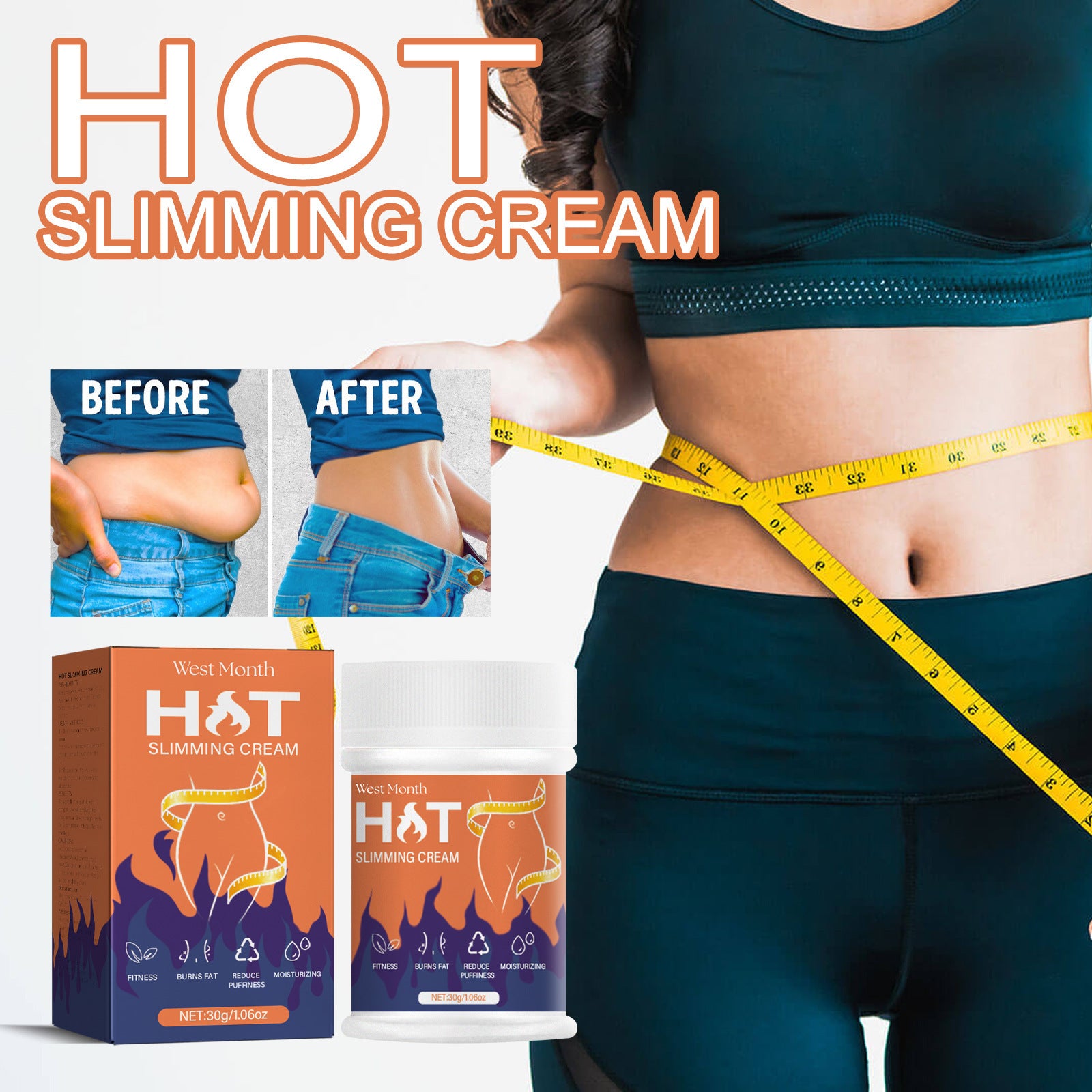 Massage Firming Skin Belly Arm Thigh Fat Body Shaping Body Cream