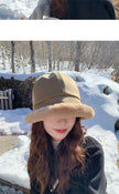 Autumn And Winter Women's Warm Thickened Earflaps Hat