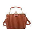 Commuter Shoulder Western Style Pleated Crossbody Bag