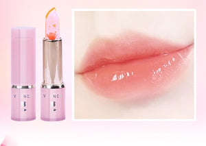 Flowers Jelly Color Changing Lipstick Not Easy To Change Color And Moisten