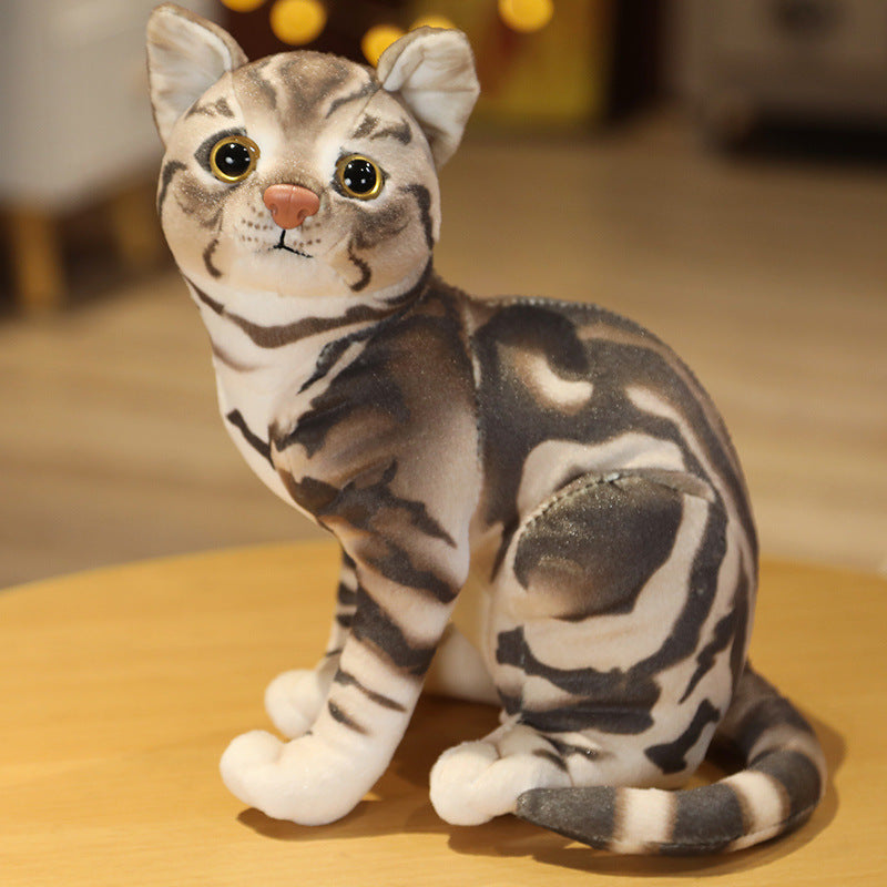 Simulation Cat Doll Plush Toys Long Pillow Children Doll