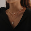 Women's Retro Exaggerated Multi-layer Chain Necklace
