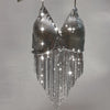 Super Heavy Industry Fashion Metal Aluminum Piece Bra Top