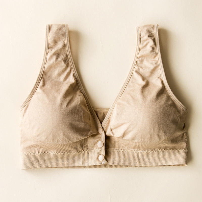 Nursing Bra Front Closure Breastfeeding Push Up Maternity Underwear