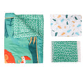 Children Quilt Fitted Sheet Single Bed Skirt Infant Bedding 3 pieces newborn kids bedding set
