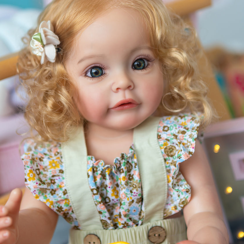 55 Cm Full Glue Can Enter The Water Simulation Doll Reborn Baby