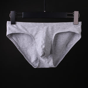 Men's Triangle Cotton Underwear Low Waist Sexy U Pouch