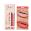 Liner Lip Glaze Set Waterproof No Stain On Cup Velvet Matte Lipstick