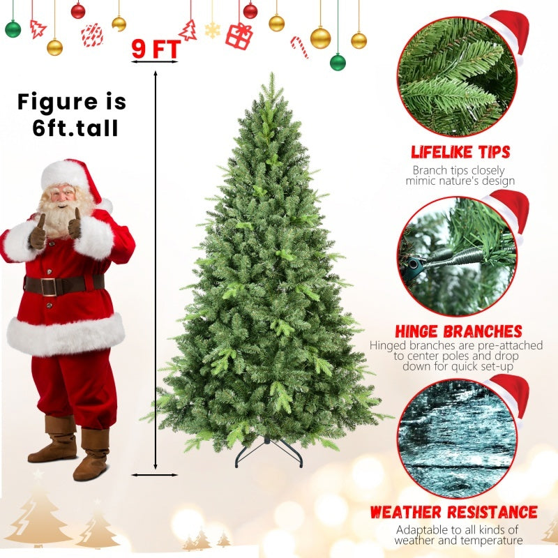 PE, PVC Christmas Tree, Green
