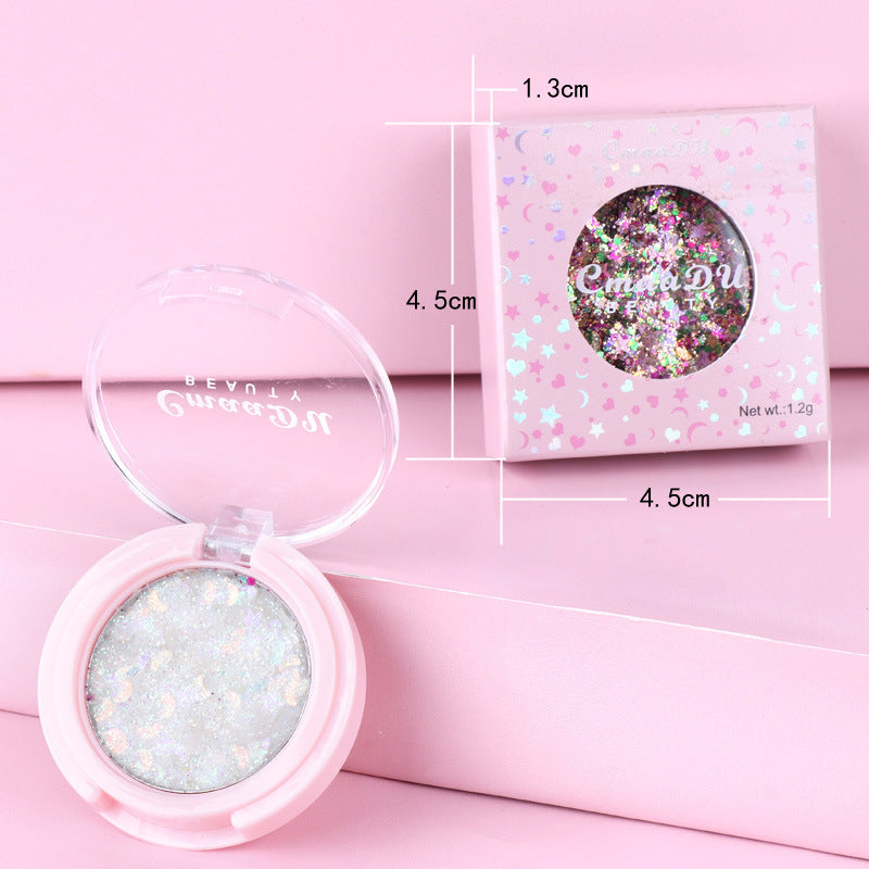 Monochrome Glitter Powder Sequin Eyeshadow