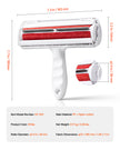 Pet Hair Remover Roller Reusable Dual-sided Lint Roller For Furniture Clothes