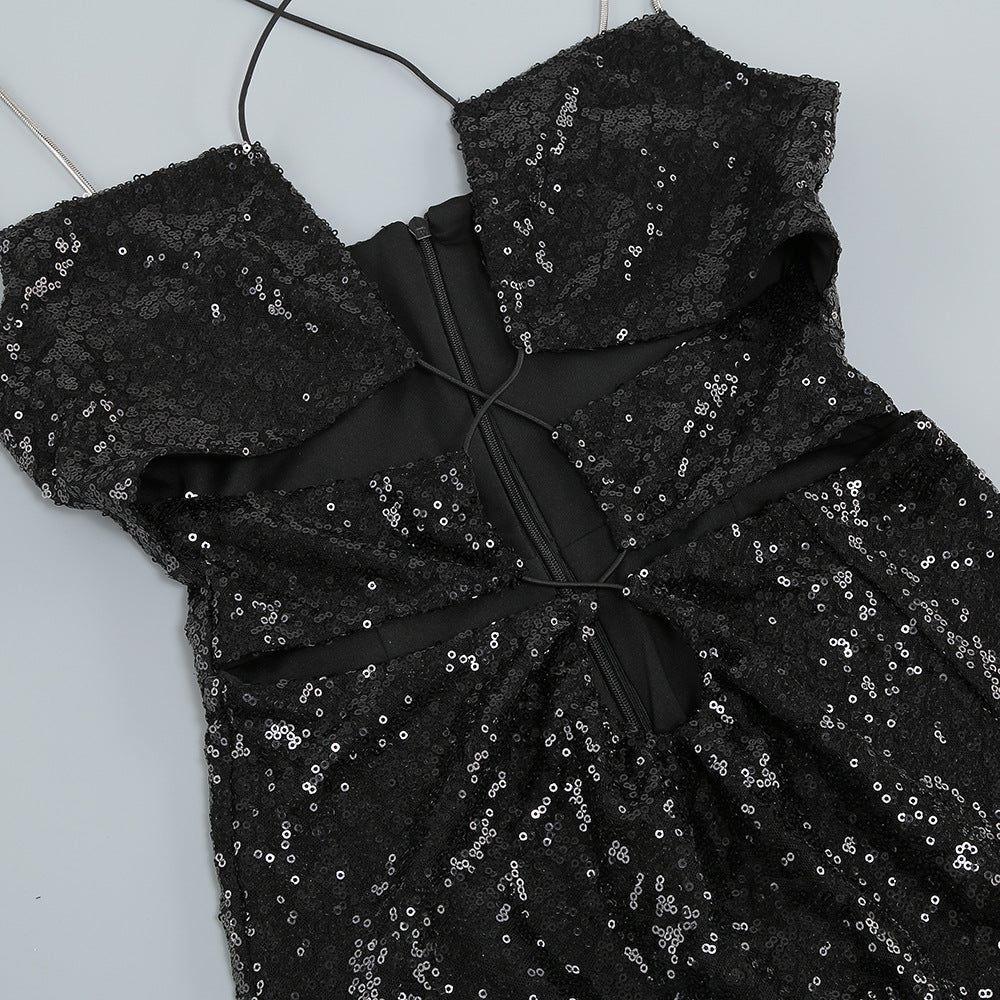 Fashion Nightclub Party New Hot Rhinestone Dress