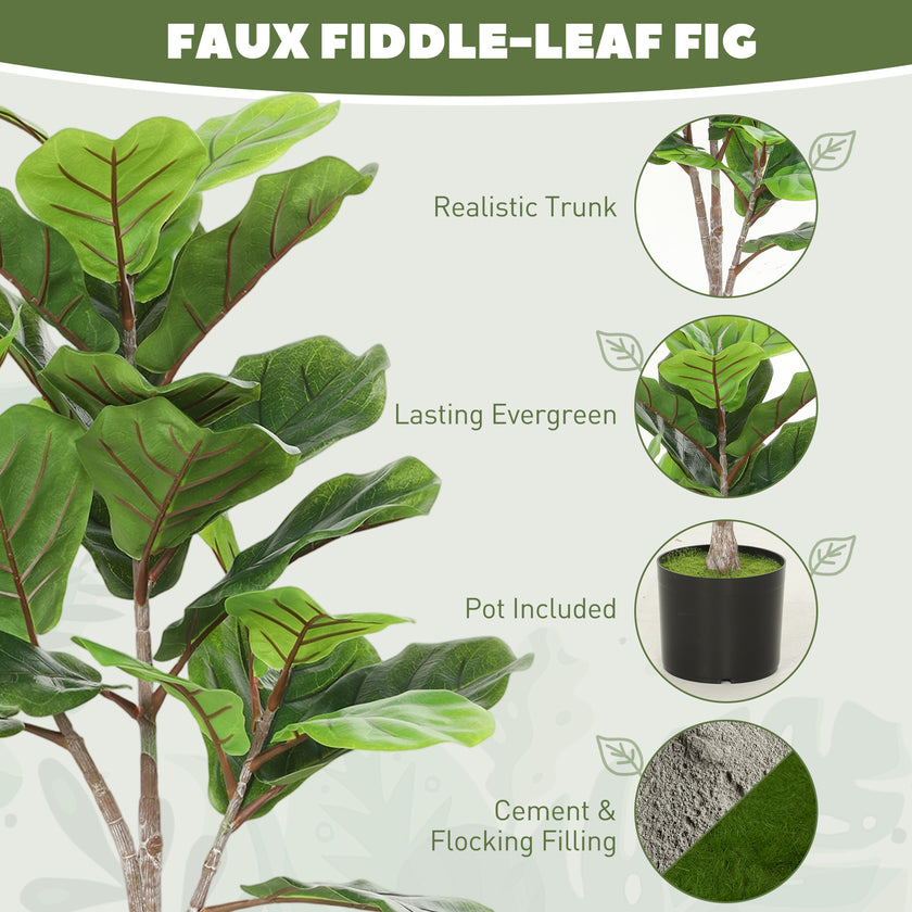Artificial Fiddle Leaf Fig Tree, 43