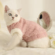 Pet Cat Clothes Fleece-lined Warm Anti-lint