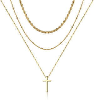 Men's Retro Fashion Stacked Necklace